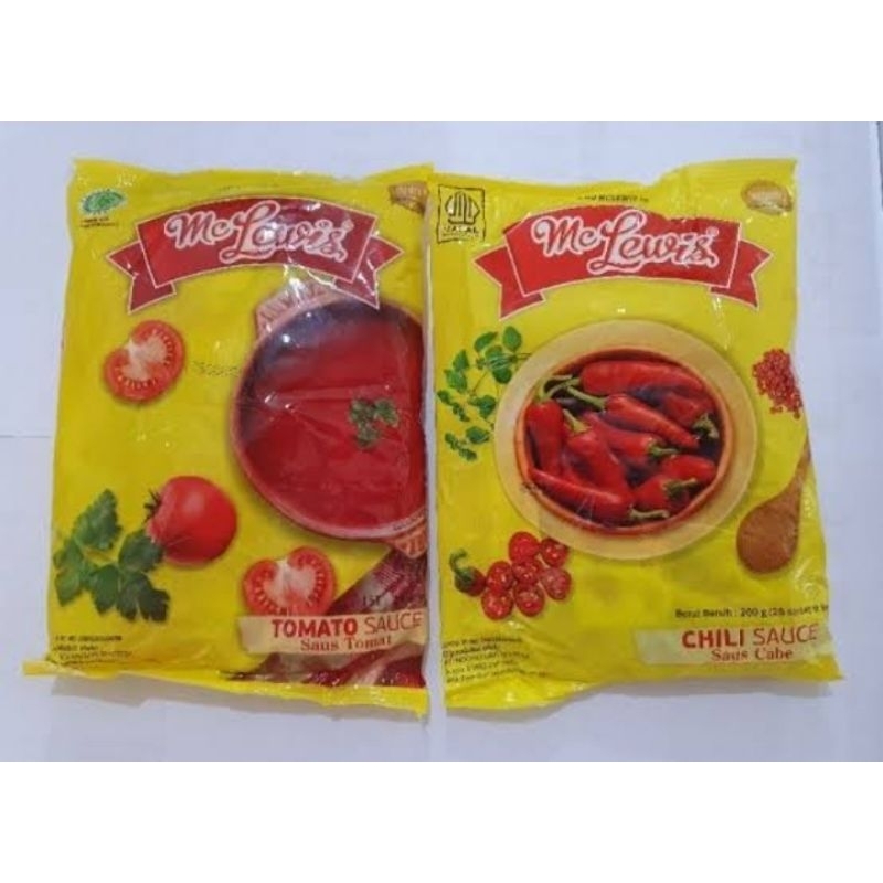 

MC LEWIS SAUS SACHET 200gr (25 sachet@8gr)