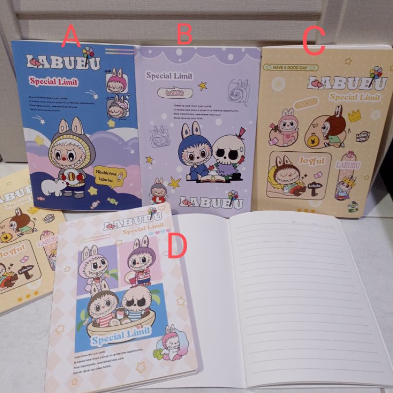 

Buku tulis Labubu notebook