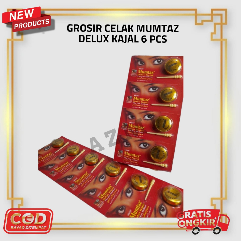 Celak Mumtaz Perpack ISI 6 Pcs CELAK MUMTAZ Mur Dibia Kajal Kajol Mur Dibia Celak Alis Mata Arab
