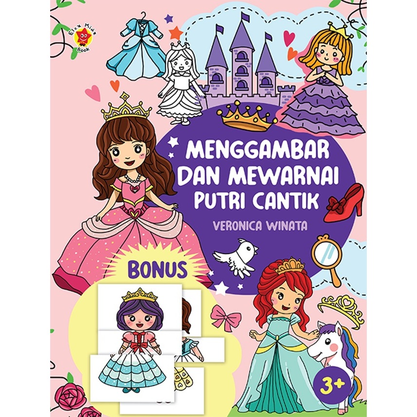 Gramedia Padang-Menggambar dan Mewarnai Putri Cantik