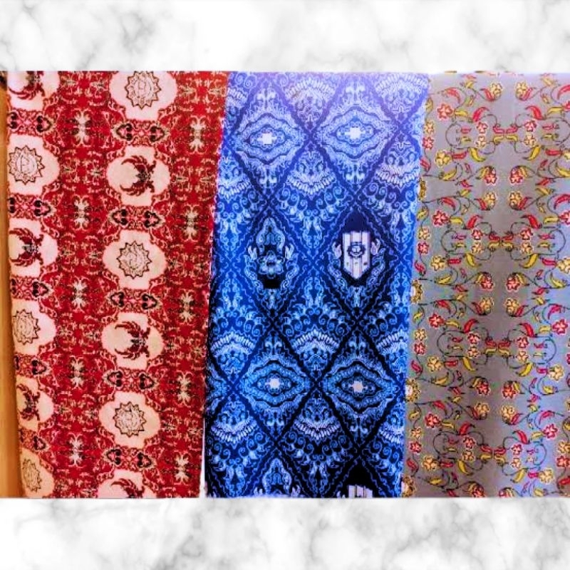 Bahan kain batik IPM 1 roll = 100 yard