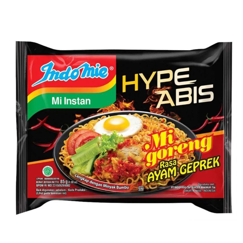 

Dapat 5pcs - Indomie Goreng Rasa Ayam Geprek
