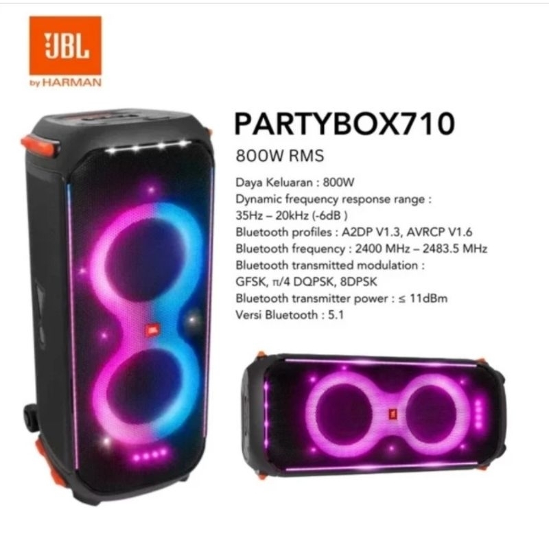 JBL Partybox 710 | JBL 710 Partybox JBL | Speaker Portable JBL | Speaker Katif JBL