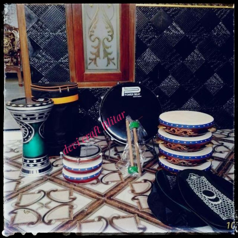 1 set hadrah / sholawatan / Al banjari