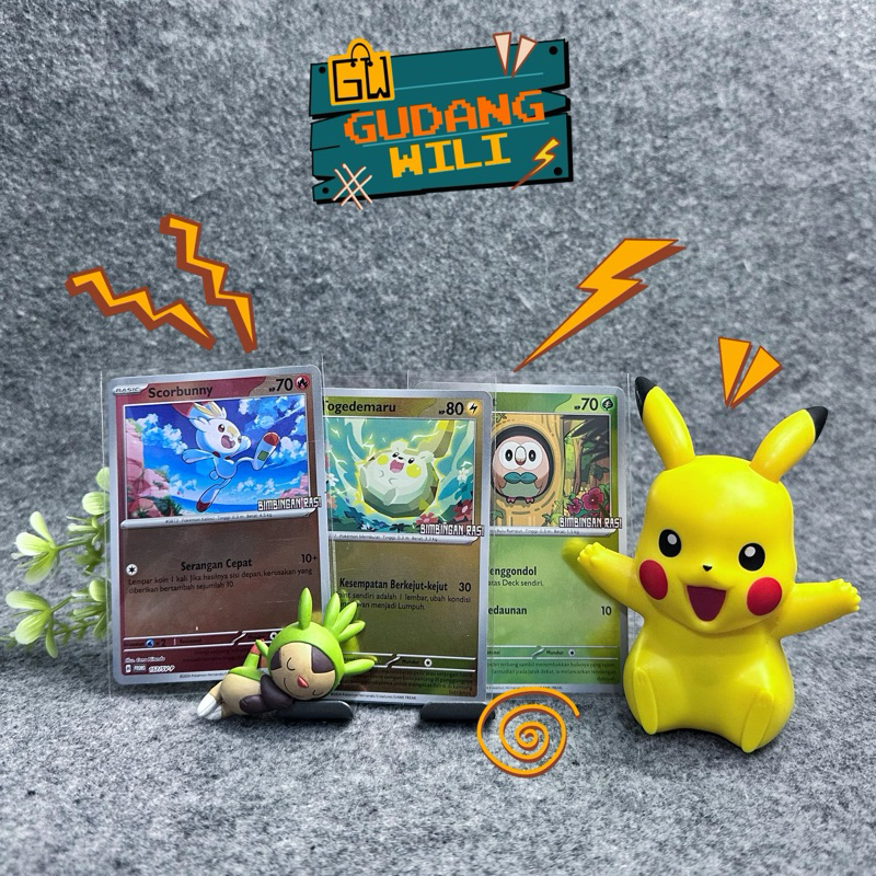 kartu promo pokemon set indomaret bimbingan rasi