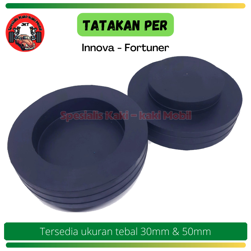 Karet Ganjalan Bantalan Tatakan Per Keong Toyota Innova Fortuner Belakang 30mm 50mm