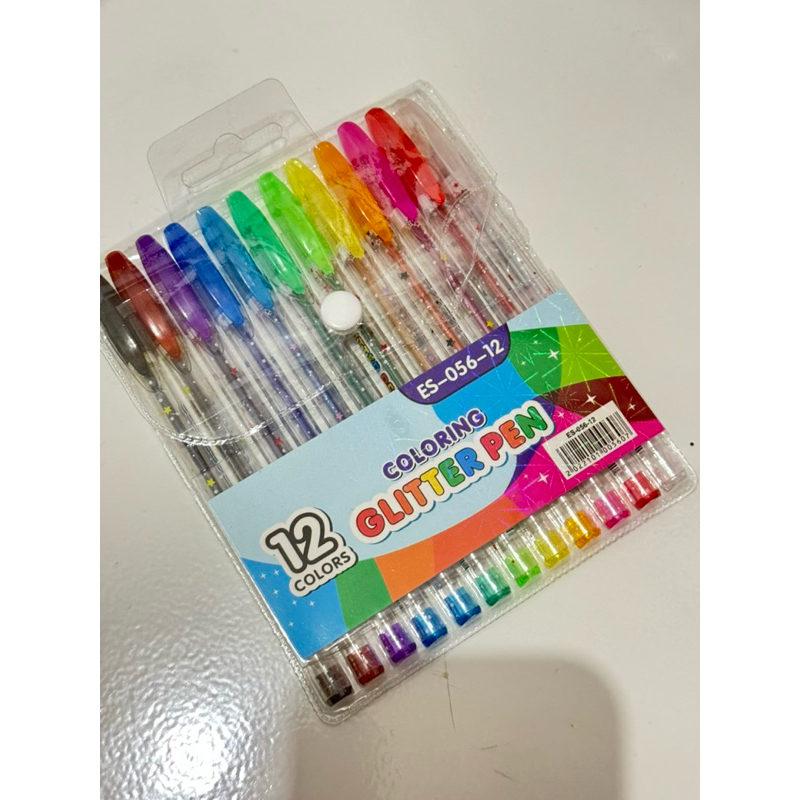 

Pena Glitter / Coloring Glitter Pen 12 Warna