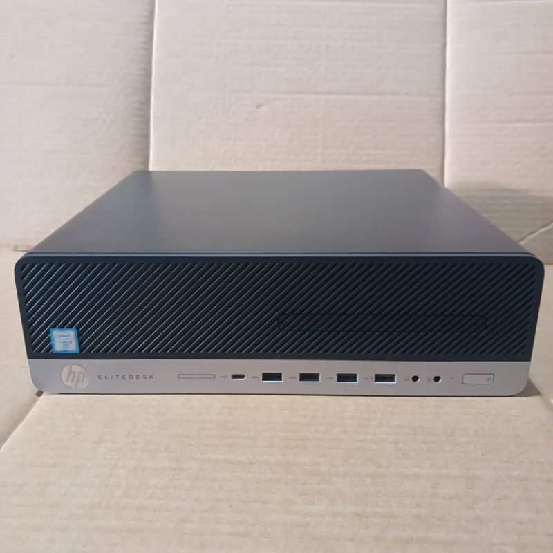 Obral Murah Pc Hp Elitedesk 800 G3 sff Core i3-7100 Generasi Ke-7 Ram 8 Gb 256 Gb Nvme like new