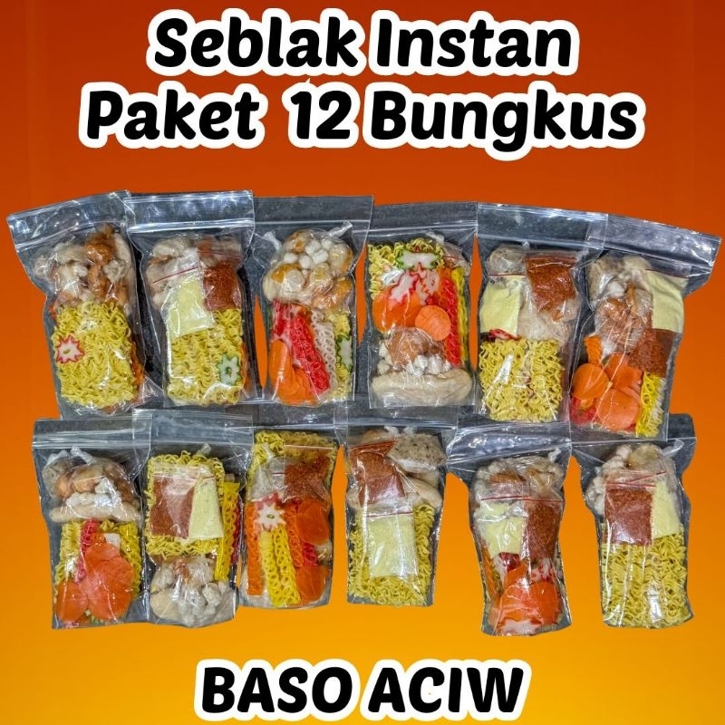 

Seblak instan isi 12pcs / seblak instan komplit / seblak instan