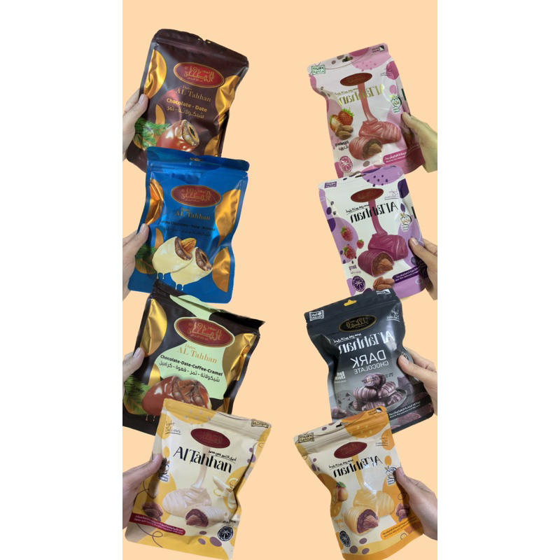 

Altahhan kurma coklat isi varian rasa asli mesir (100g)