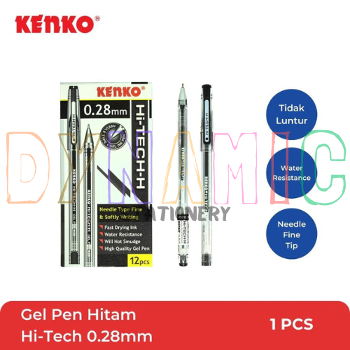 

KENKO GEL PEN / Pulpen Jel / Pena Jel / Pen Tinta Gel Hi-Tech-H 0.4 Mm / Pulpen Kenko Gel / Pulpen Kenko Jel / Hi-Tech Kenko / Kenko Hi-tech