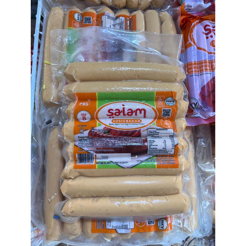 

Salam sosis bakar jumbo 600 gr isi 8
