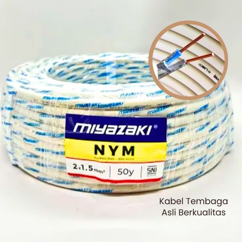 Kabel Listrik Tembaga 2x1.5 SNI