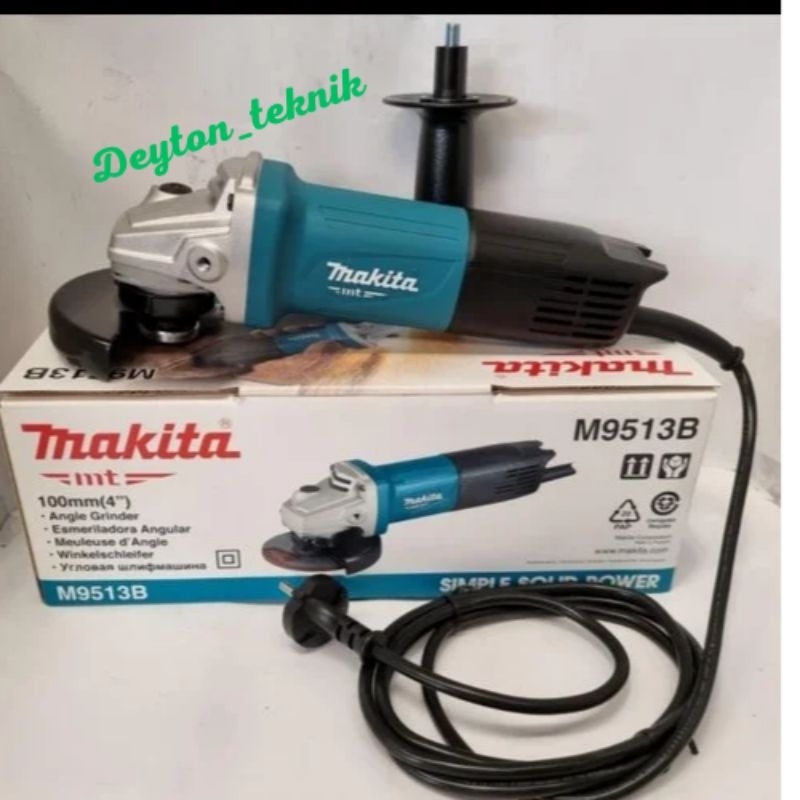 Makita gerinda 4 inch M0900b POWER/ GERINDA MAKITA MO900B/ PENGGANTI MAKTEC ORIGINAL