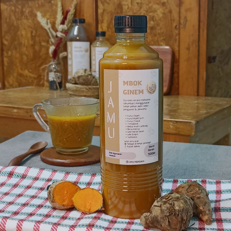 

Jamu Mbok Ginem Kunyit Tawar 500ml