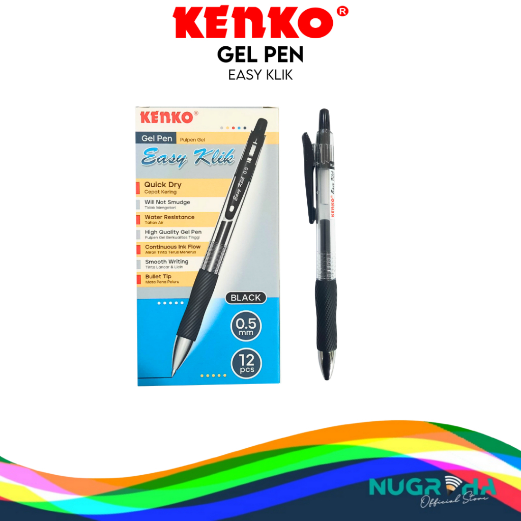 

GEL PEN EASY KLIK Pena KENKO