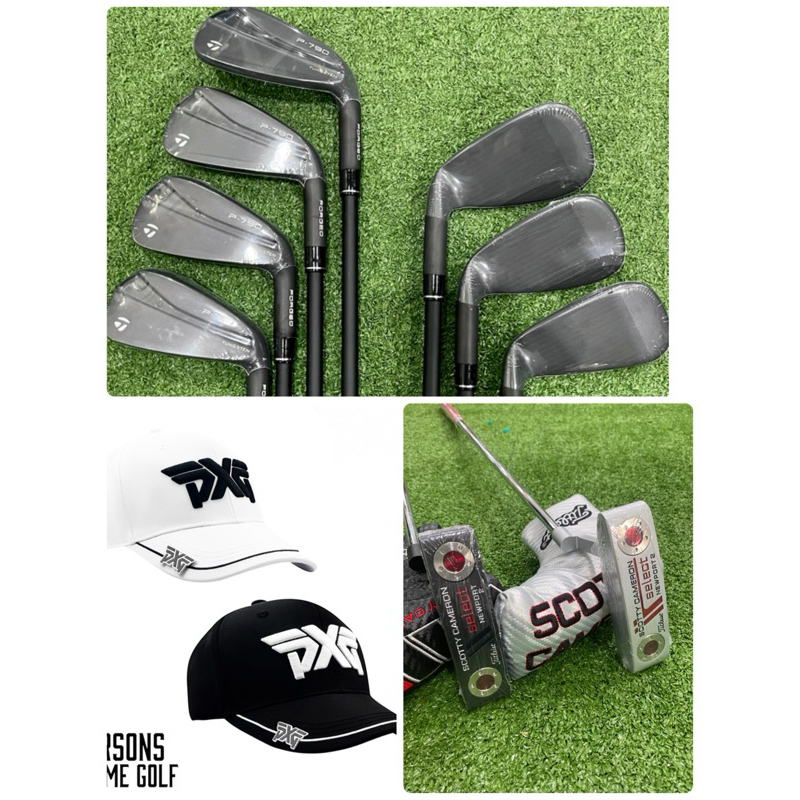 IRON SET P790 BLACK + PUTTER + TOPI BARU