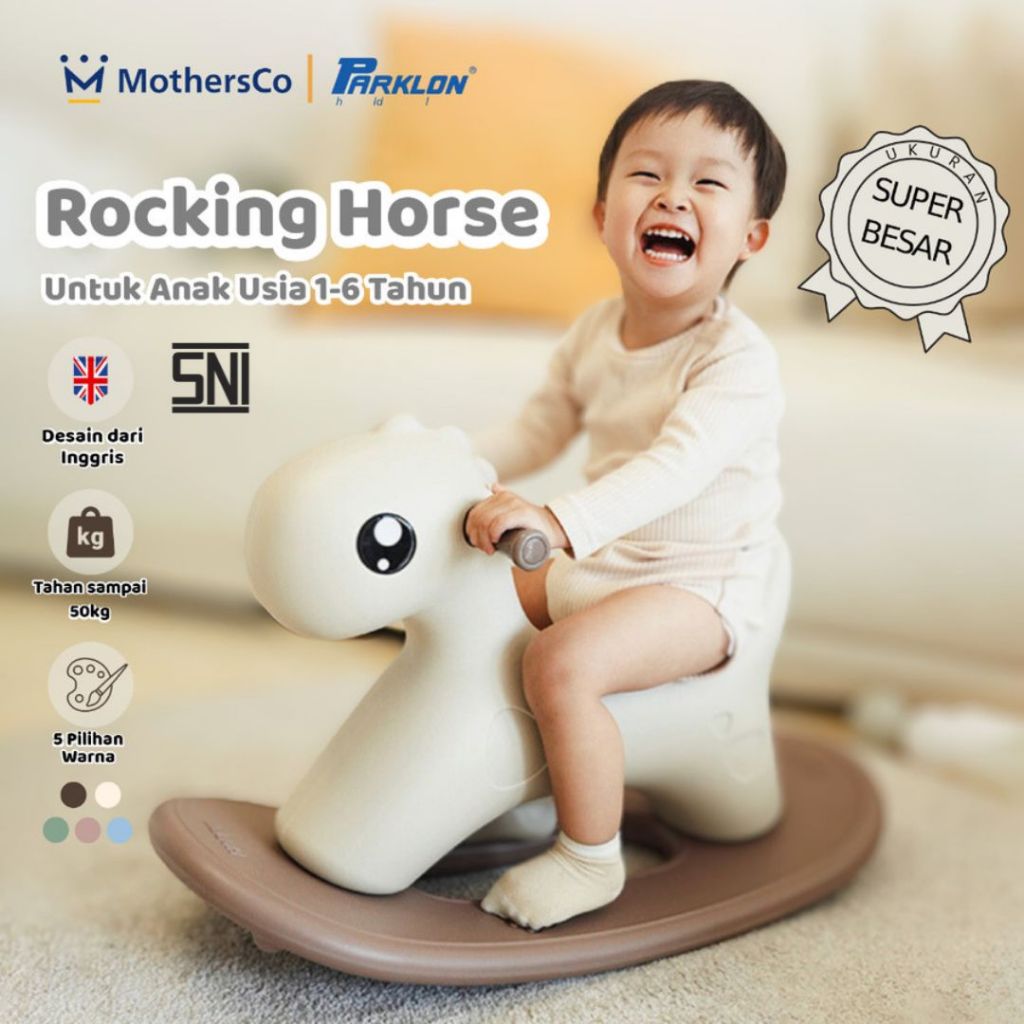 Parklon Mainan Kuda Kudaan Anak Rocking Horse Jungkat Jungkit