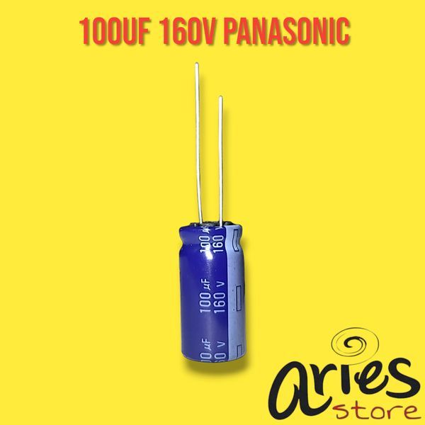 ELCO 100uf 160v PANASONIC 100 uf 160 volt ORIGINAL