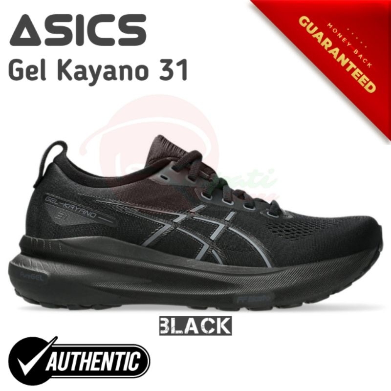 Sepatu Lari Asics Gel Kayano 31 Black Original