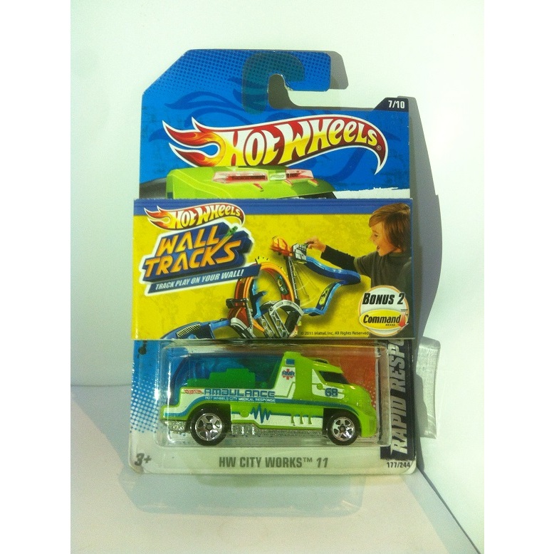 Hot Wheels. 2011 HW City Works Series - 7. Rapid Response by MATTEL