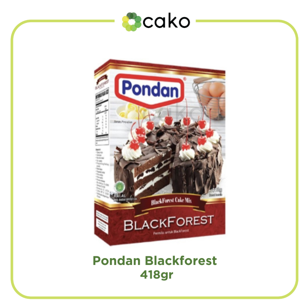 

Pondan Blackforest Tepung Cake Mix 418gr