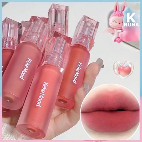 KEKEMOOD Pink Silky Mist Smoothing Lipstick Lip Glaze Lip Mud Lip Gloss Long Lasting Knuna XX283