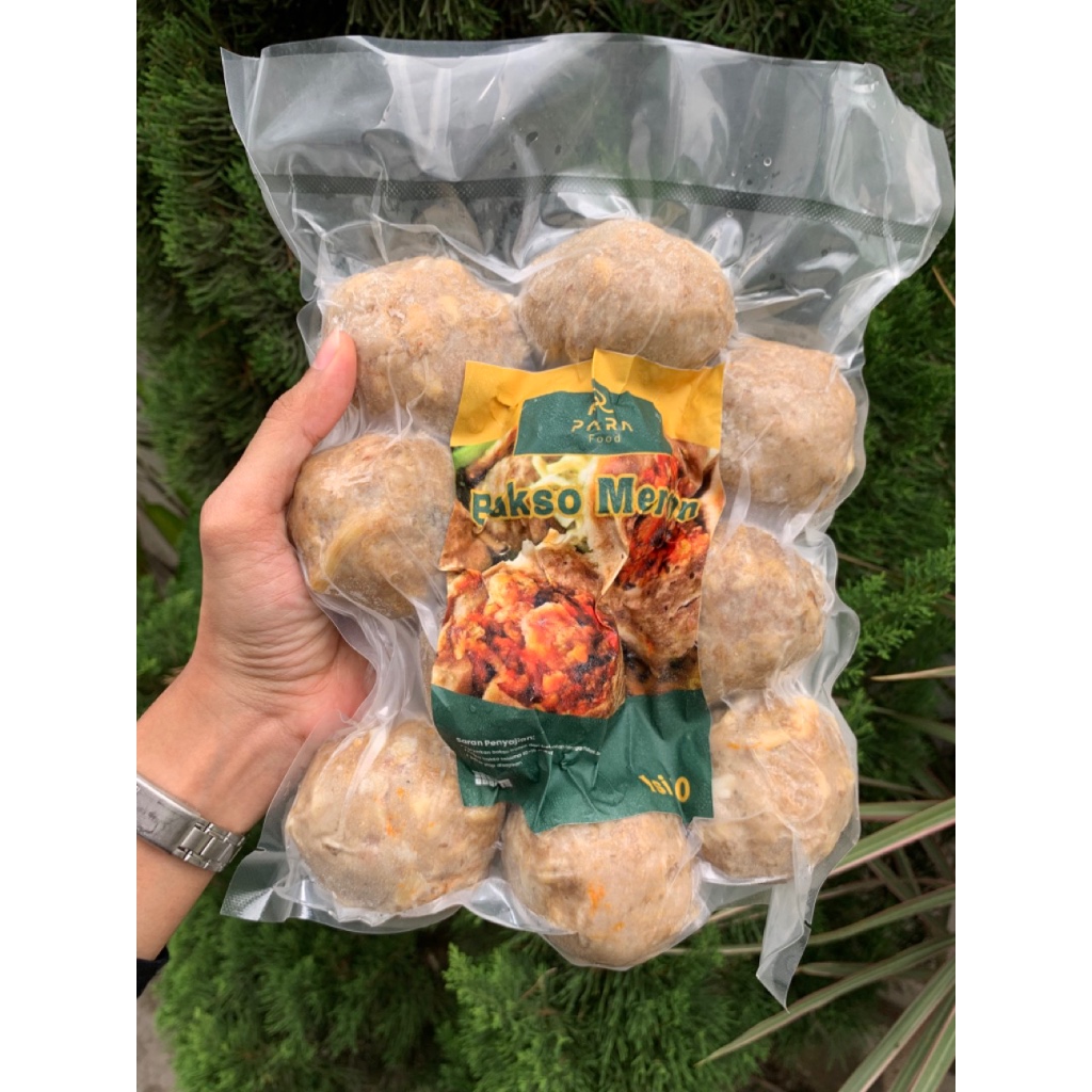 

[PARAFOOD] Frozen Bakso Mercon Besar Isi Sambal Pedas 10 Pcs