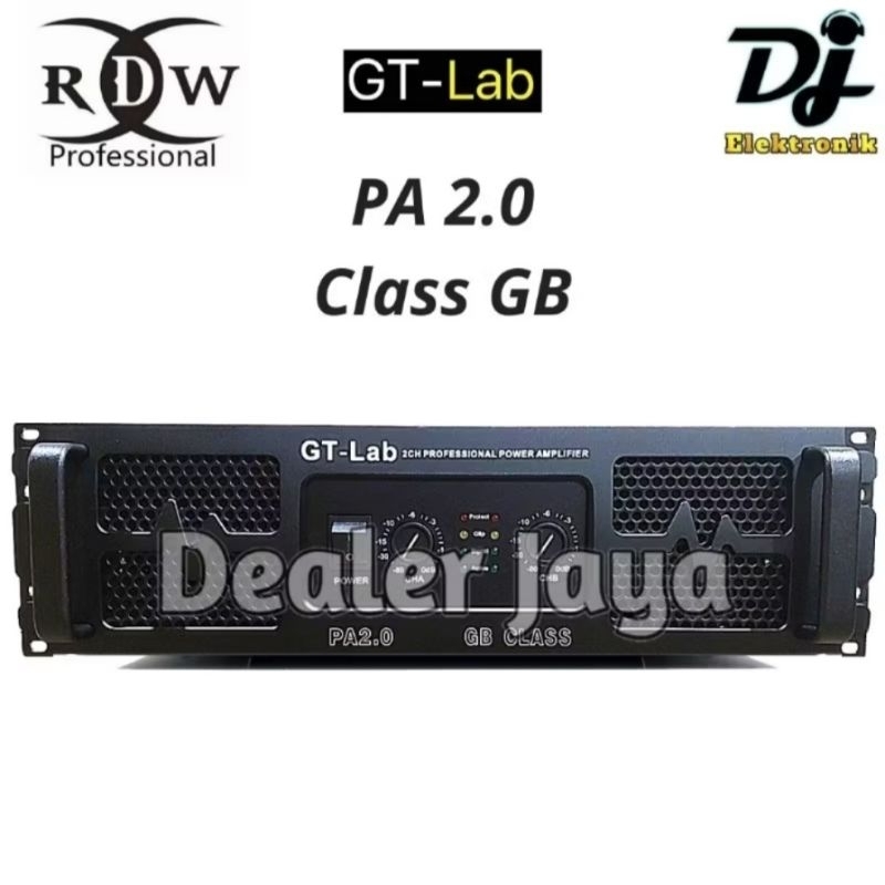 Power Amplifier GT LAB PA 2.0 - RDW