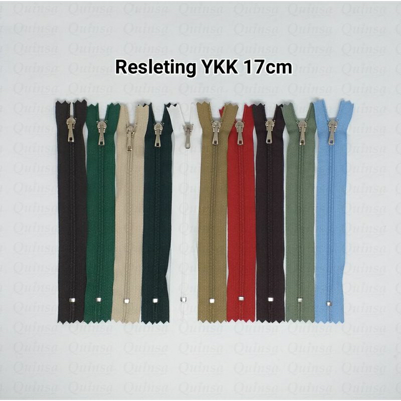 Per Lusin Resleting Ritsleting Celana Rok YKK 17cm