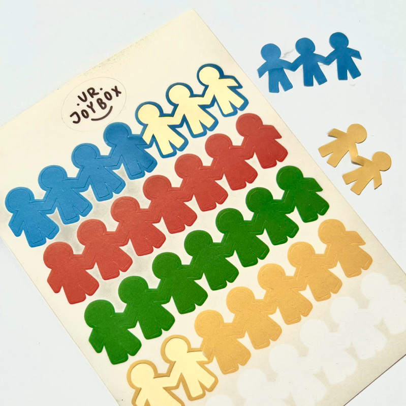 

Paper Chain Sticker Sheet | diary & journal deco | urjoybox