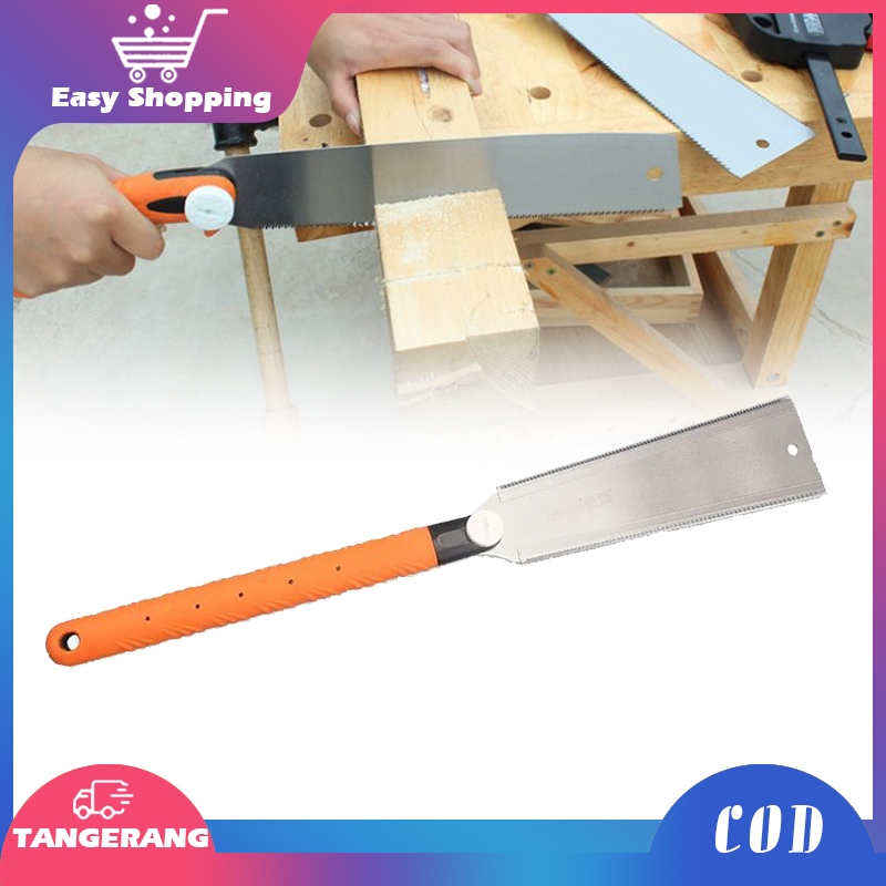 57cm Gergaji Kayu Jepang Geraji Kayu Dua Sisi Gergaji Tangan Jepang Multifungsi Graji Kayu