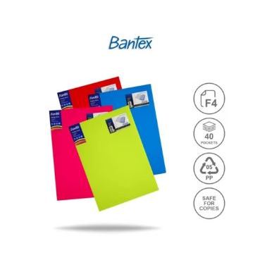 

Clear Holder Bantex 3185 Display Book F4 40 lembar