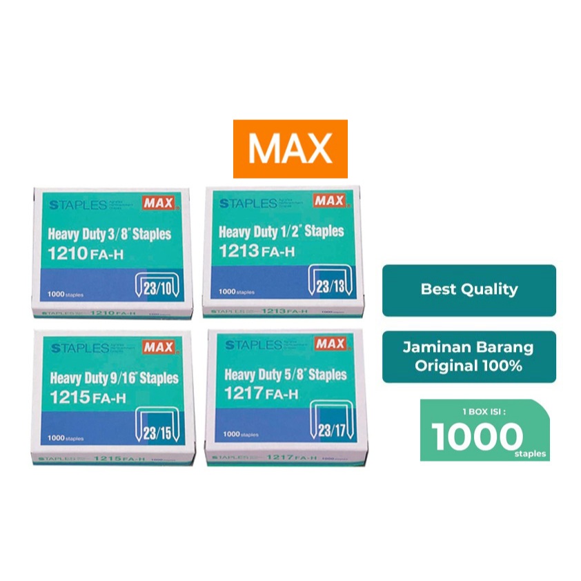 

Max Staples Isi Refil 12-10 12-13 12-15 12-17