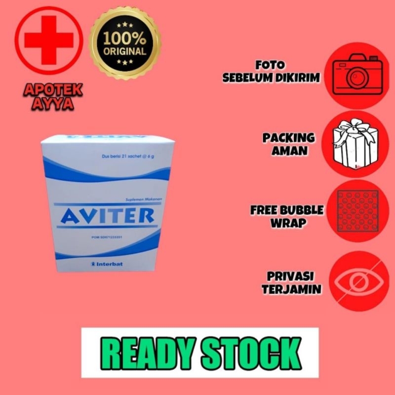 Aviter Box isi 21 Sachet Original