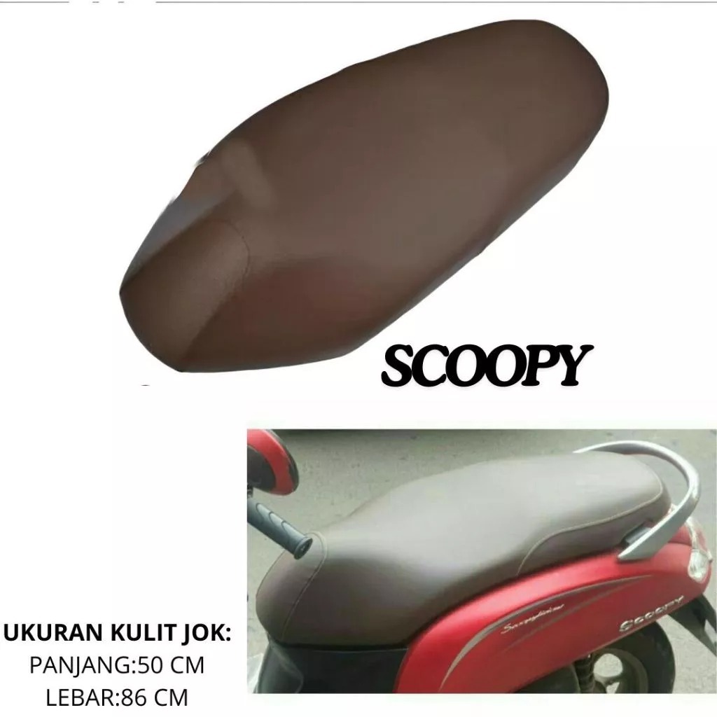 KULIT JOK MOTOR HONDA SCOOPY SARUNG JOK MOTOR HONDA SCOOPY COVER JOK MOTOR SCOOPY