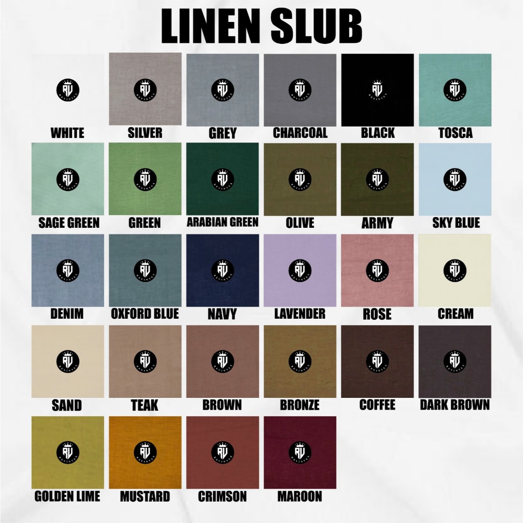 Kain Linen Slub IMPORT PREMIUM Grade A - REVINTEX BANDUNG