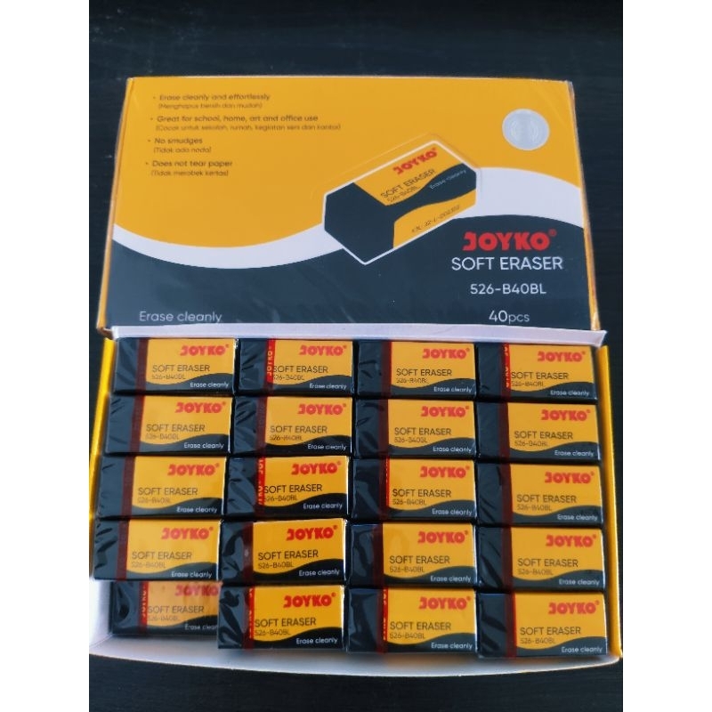 

penghapus pensil joyko mini 526 B40BL (1 box isi 40 pcs)