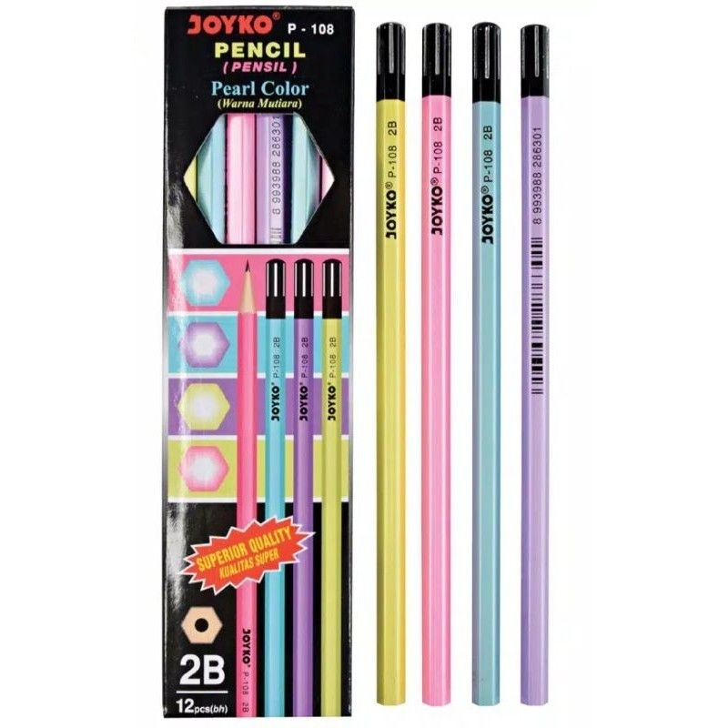 

Pensil 2B Joyko P-108 Marbel / Pensil 2b Joyko Murah