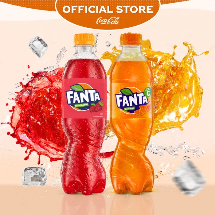 

[INSTANT] Fanta Strawberry - Minuman Soda Rasa Stroberi - Botol 390ml - x12 Pcs