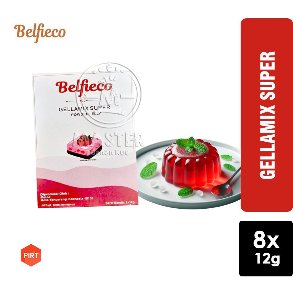 

Belfieco Gellamix Super / Bubuk Jelly / Powder [1 Box isi 8pcs]