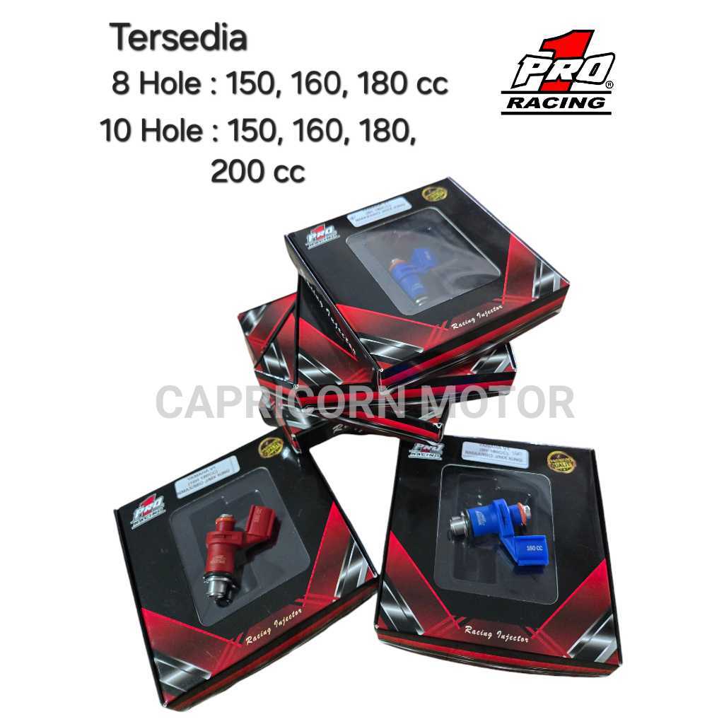 INJEKTOR RACING PRO1 NMAX MIO J VIXION NEW JUPITER MX KING V1 8 10 LUBANG HOLE PRO 1 INJECTOR
