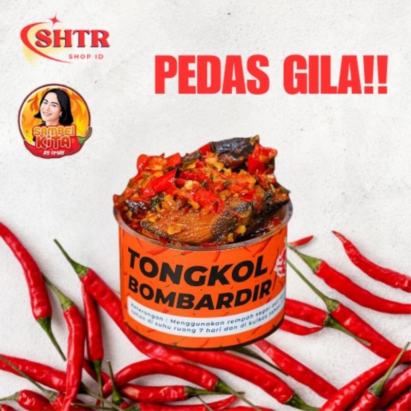 

SAMBAL TONGKOL BOMBARDIR PEDAS BY OMAY 100 GR - COCOK UNTUK JADI LAUK SAAT MAKAN