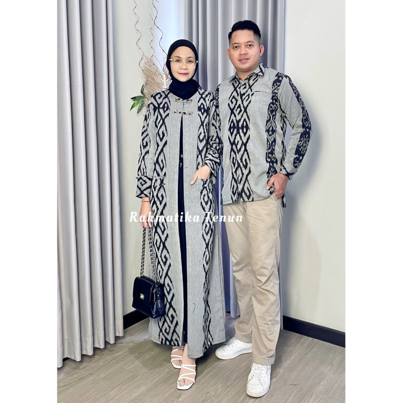 BAJU TENUN COUPLE KEMEJA PANJANG - TENUN COUPLE SERIES LONG OUTER - BAJU TENUN KONDANGAN - BAJU TENU