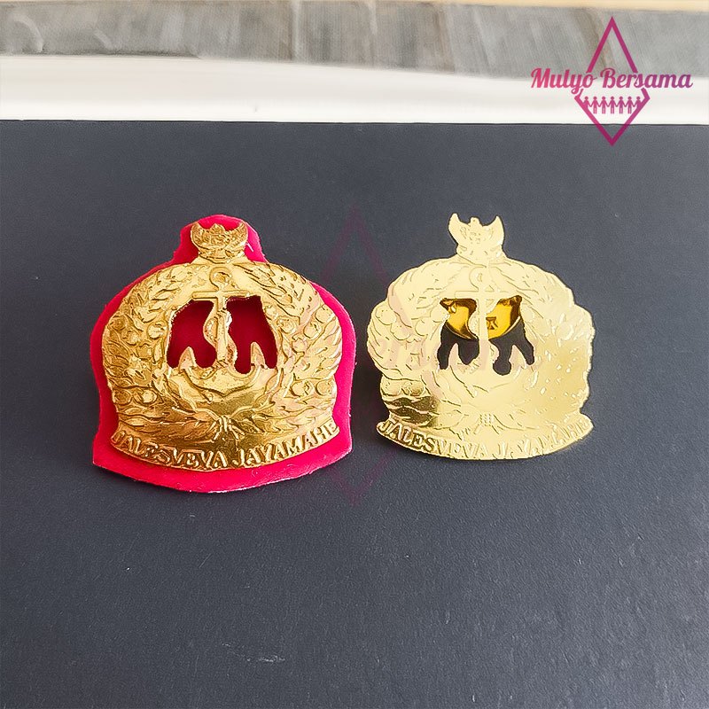 Pin Bros Logo TNI AL Pin Jalesveva Jayamahe TNI AL - Mulyo Bersama