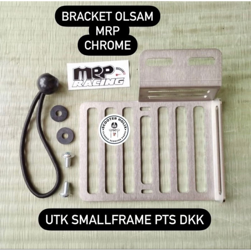 Bracket oli samping MRP silver utk vespa ring 10
