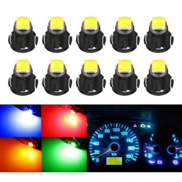 Lampu LED T3 T42 T47 Dashboard Panel AC Speedometer Motor Mobil