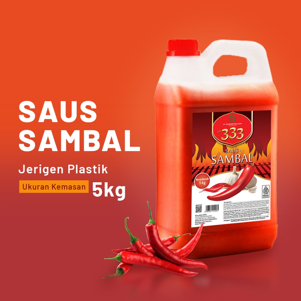 

Saus Sambal Cap 333 Jerigen 5 kg