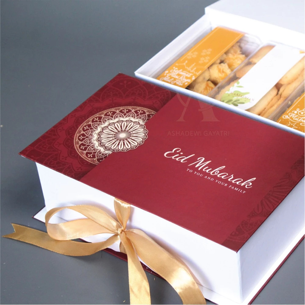 

hardbox eid mubarak hampers kemasan makanan box kemasan hapers hari raya ukuran 25x15x8cm