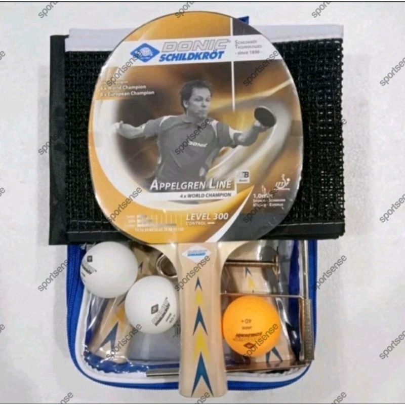 Bat Bet Bed Bad Pingpong Tenis Meja Donic schildkrot Appelgren Appel Gren Level 300 Gift Set Table T